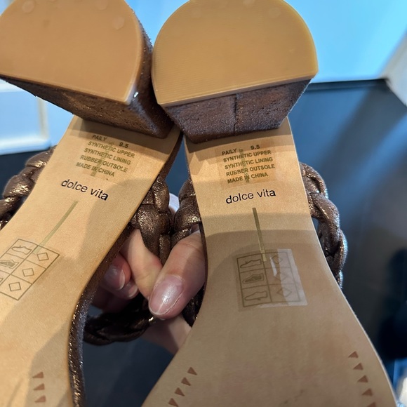 Brown glitter heels - Picture 6 of 6